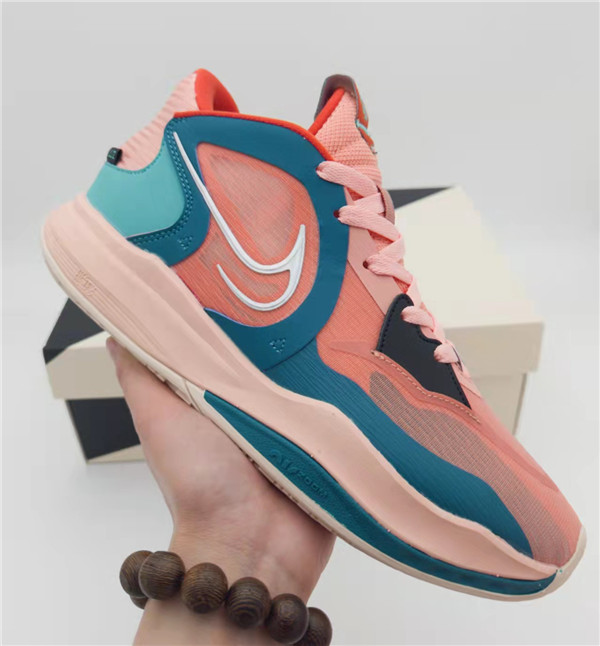 Men's Running Weapon Kyrie Irving 5 Blue/Pink Shoes 0032